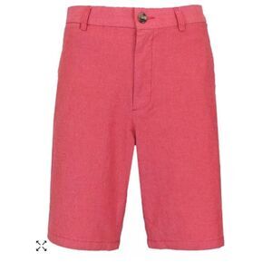 Wicked Stitch Red Flat Front Oxford Chino Shorts NWT 32W